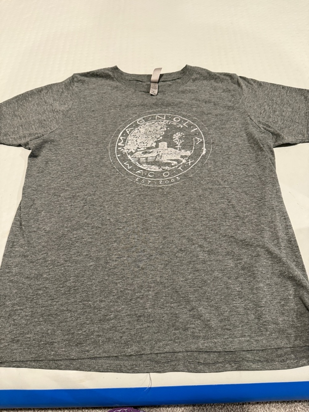 Magnolia Gray  Next Level Short Sleeve Graphic Tee from Fixer Upper